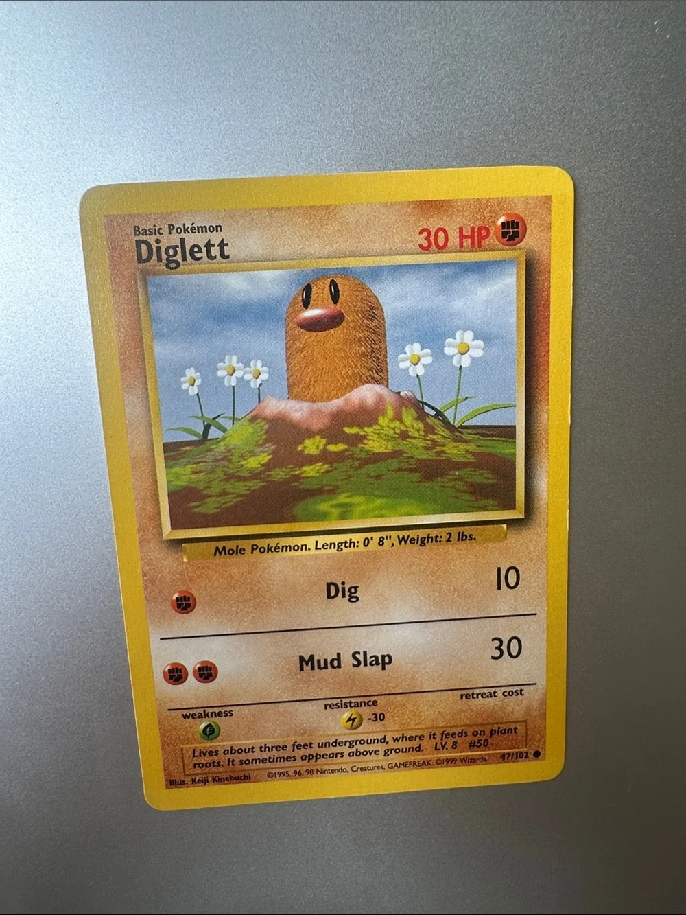 Diglett Pokémon Trading Card (47/102)